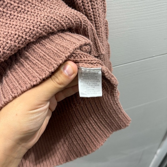 Altar'd State Womens Brown Knit Cutout Neck And Sleeve Sweater Size S - Picture 6 of 9